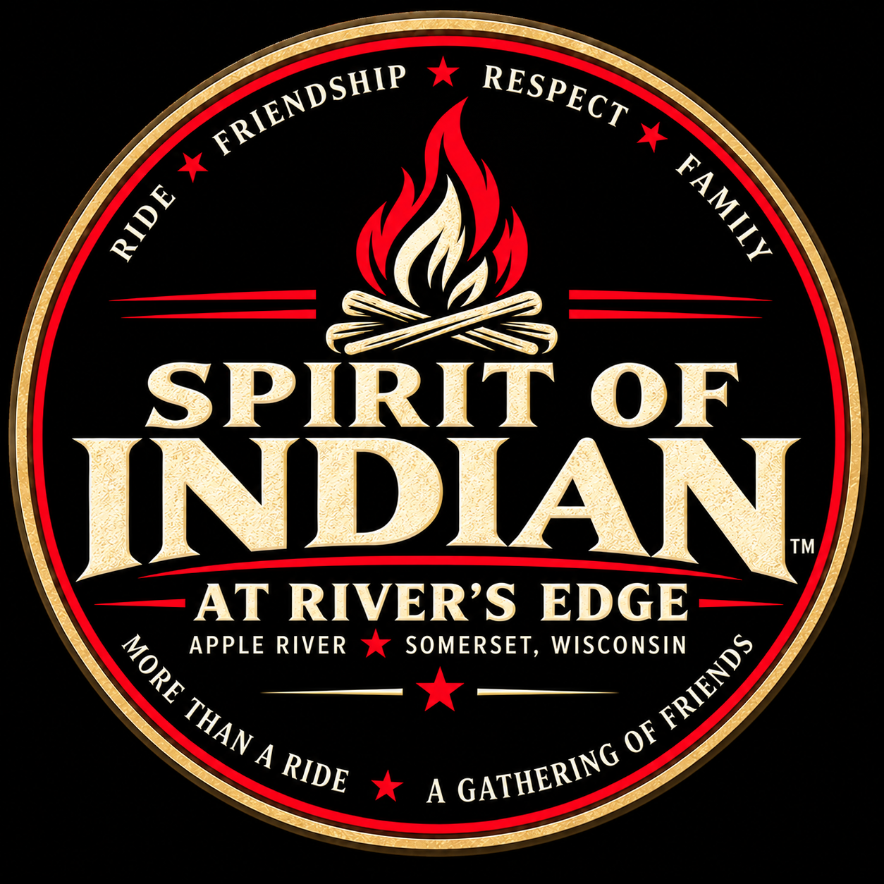 Spirit of Indian Motorcycle rally logo