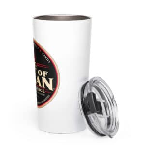Tapered stainless steel tumbler